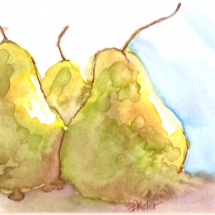 201202-Old-found-painting-Three-pears