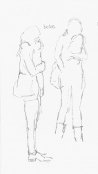 Nov 1 - practicing people at Aix-en-Provence train station