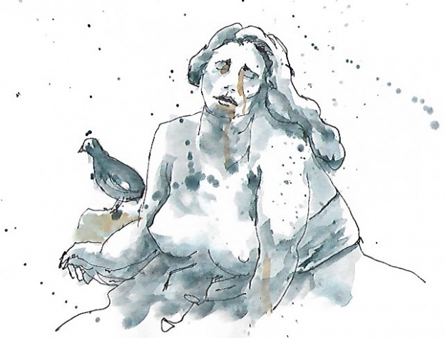 Statue of Niobe in the Jardin d’Eté