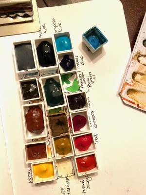 Watercolor palette 2020