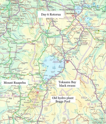 North Island, New Zealand map