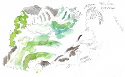 Quick sketch Okere Falls