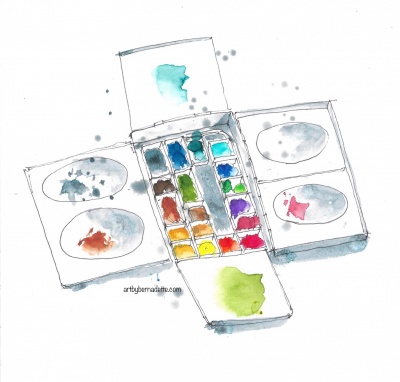 watercolor palette