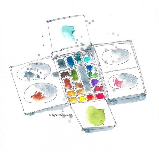 watercolor palette