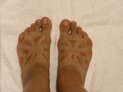 Weird tan lines