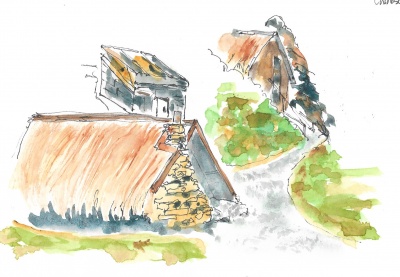 Chinese miners huts