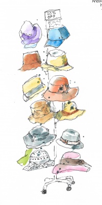 Arrowtown hat display