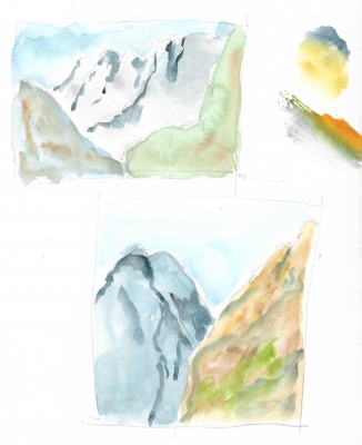 Milford Sound sketches
