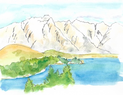 View from Platinum villa in Queenstown