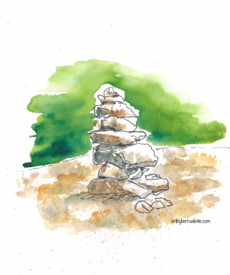 Cairn at Cobble Lookout