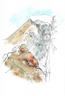 Another view of Mt. Adams from the top