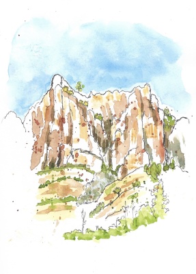 Devils Hall trail sketch