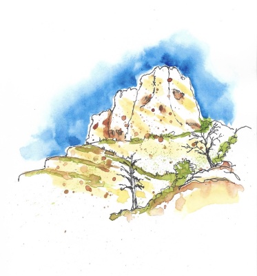 Devils Hall trail sketch